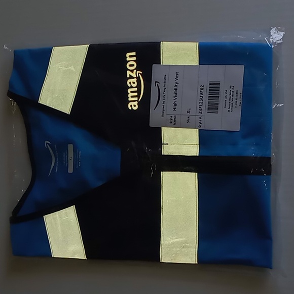 Amazon High visibility Vest Designed By Luly Yang in Seattle - Picture 3 of 5